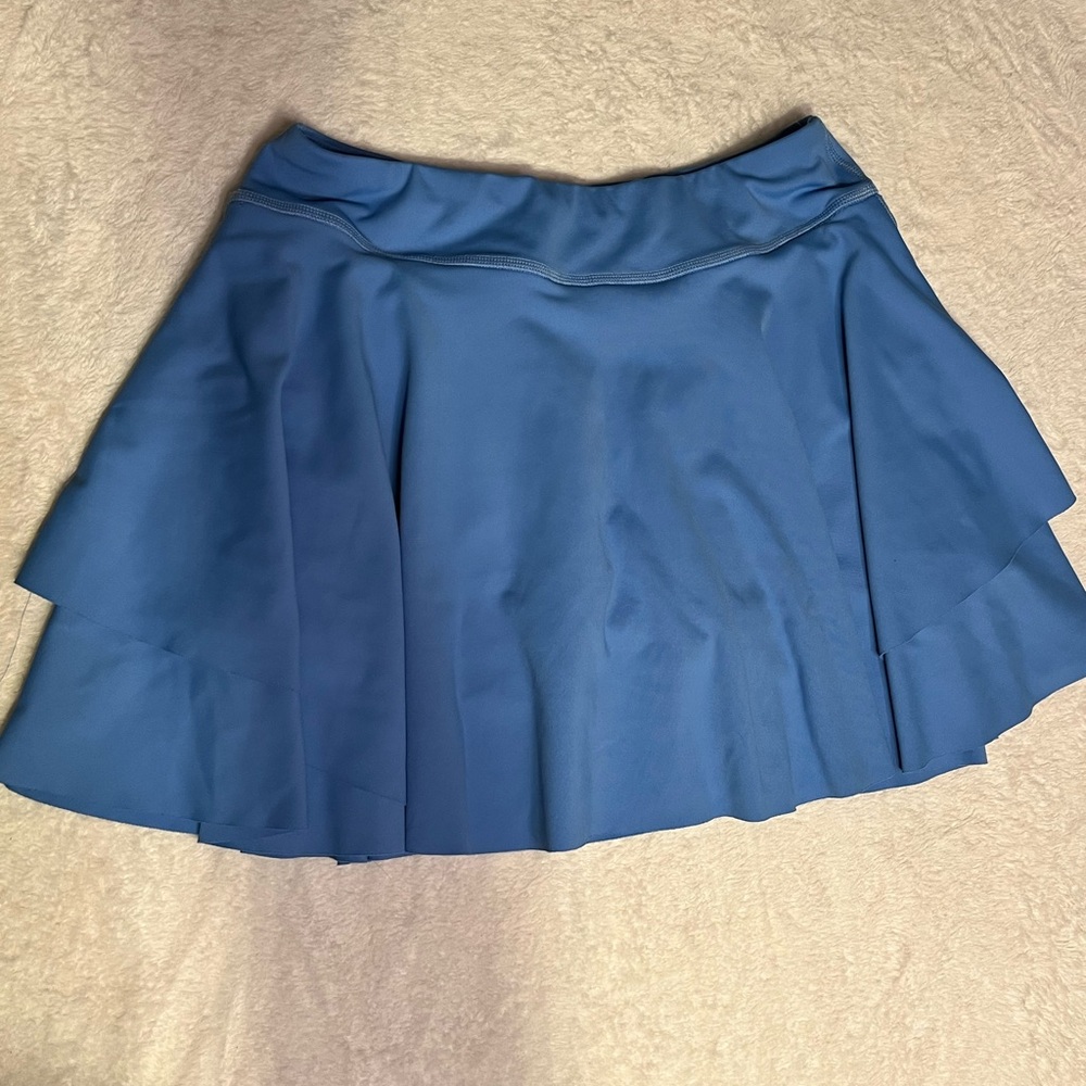Real Essentials Blue Flared Athletic Tennis Skort Size M